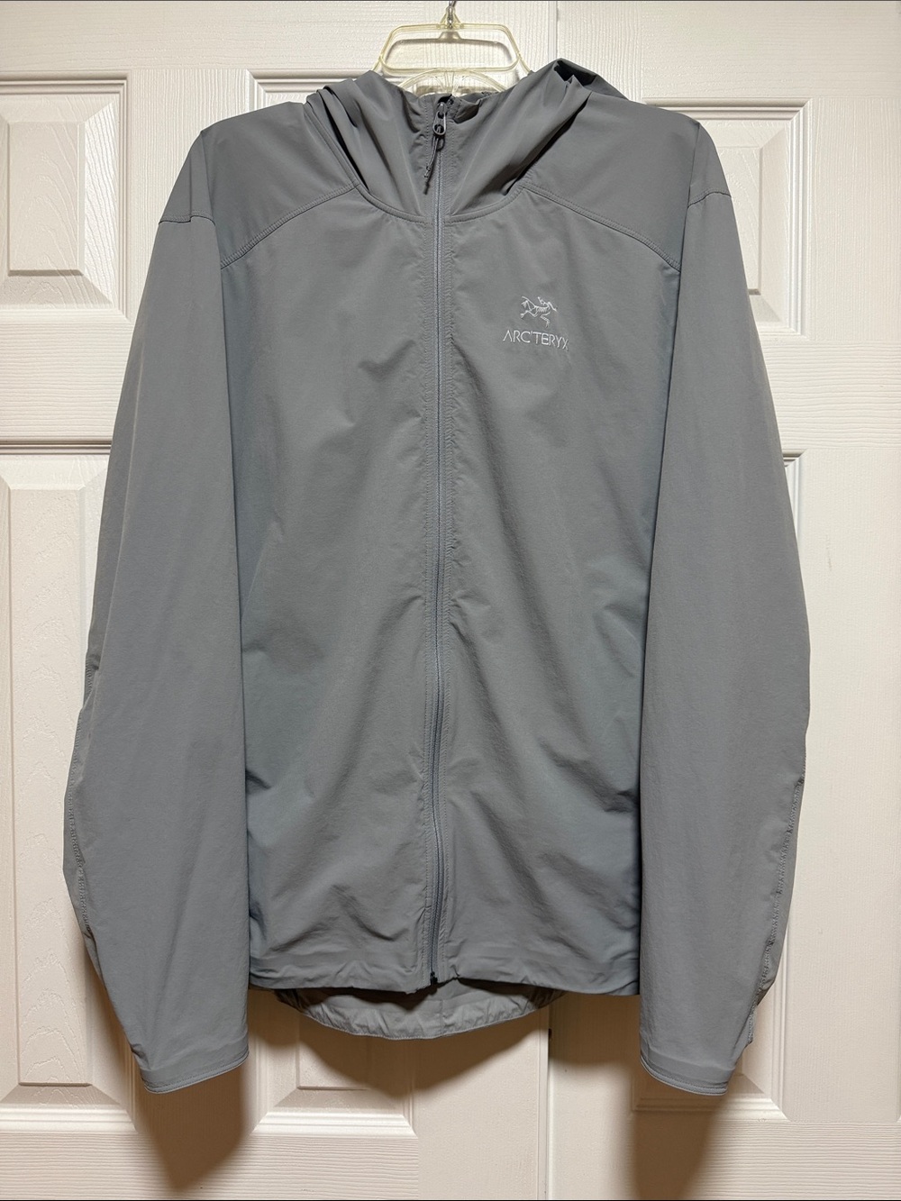 Arc’teryx Gamma Hoody Mens Gray Lightweight Windbreaker Jacket - Size Large